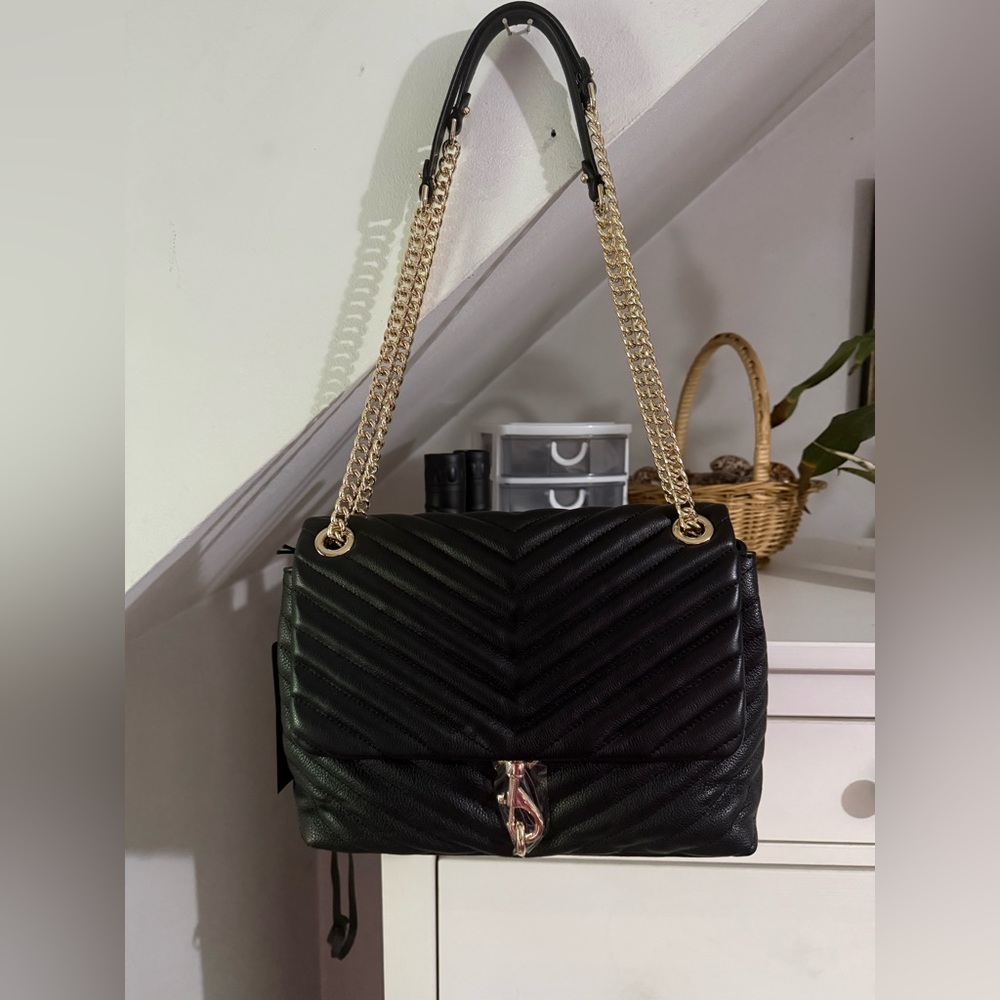 Rebecca Minkoff  EDIE quilted leather shoulder bag NWT
